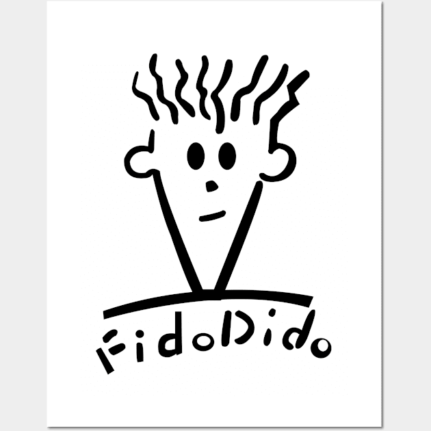 fido dido Wall Art by mighty corps studio